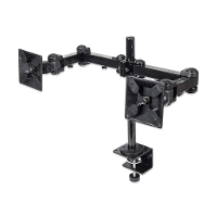 Manhattan 420808 2 voudig Monitor tafelbeugel 25,4 cm (10)   61,0 cm (24) Kantelbaar, Zwenkbaar