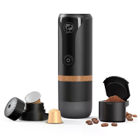 ICafila's 2 in 1 Portable Espresso Machine voor auto reizen,Espresso Machine voor Nes Original Capsule & gemalen koffie