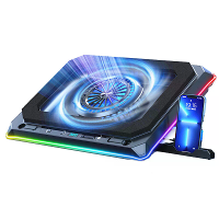 ICE COOREL A81 RGB Laptop Koelingstand Hoog Snelheid Gaming Dissipatie Dock Stille Loopstand met Ventilator