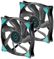 Iceberg Thermal IceGALE PC ventilator Zwart