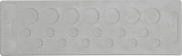 Icotek KEL DP 24/17 Klem Ø (max.): 12.6 Mm Elastomeer Grijs 1 stuk(s)