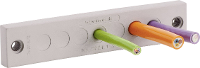 Icotek KEL DPZ E 112/7 Kabeldoorvoeringsplaat Klem Ø (max.): 12 Mm Polyamide, Elastomeer Grijs 1 stuk(s)