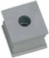 Icotek KT 2/6 Kabeldoorvoering Gegroefd Klem Ø (max.): 6 Mm Elastomeer Grijs 1 stuk(s)