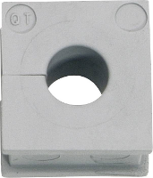 Icotek QT 12 Kabeldoorvoering Klem Ø (max.): 13 Mm Elastomeer Grijs 1 stuk(s)