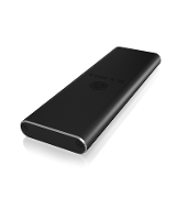 ICY BOX IB 183M2, Ext. Gehäuse, 1x M.2 SATA SSD zu USB 3.0 Host, Aluminium, schwarz M.2 SSD behuizing USB A 3.0 5 GBit/s M.2 SATA 2230, 2242, 2260, 2280 60083