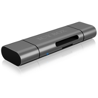 ICY BOX IB CR200 C Externe cardreader met multi USB connector kaartlezer