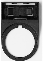 Idec CW Series Markeringsplaatje (Ø x h) 22.2 Mm x 2.7 Mm Zwart 1 stuk(s)
