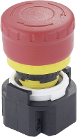 Idec XA1E BV313R Noodstopschakelaar Zelfbewaakt 250 V/AC 3 A 3x NC, 1x NO 1 stuk(s)