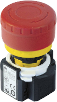 Idec XA1E LV302Q4R Noodstopschakelaar Zelfbewaakt 250 V/AC 3 A 2x NC 1 stuk(s)