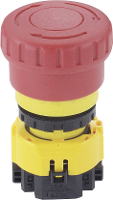 Idec XW1E BV413R Noodstopschakelaar 250 V/AC 3 A 3x NC, 1x NO IP65 (bij inbouw schakelpaneel) 1 stuk(s)
