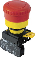 Idec YW1B V4E01R Noodstopschakelaar 240 V/AC 6 A 1x NC 1 stuk(s)