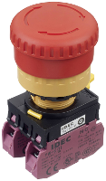 Idec YW1B V4E02R Noodstopschakelaar 250 V 3 A 2x NC IP65 1 stuk(s)