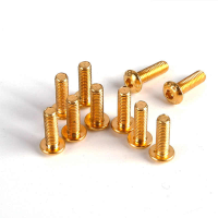 20 Stks / pak Goud YFS 12.9 Grade M3 Schroef M3 * 6 M3 * 8 M3 * 10 M3 * 14 M3 * 12 6mm 8mm 10mm 12mm 14mm Hexa Inbusbout
