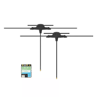 IFlight ExpressLRS 2.4GHz/900MHz ELRS 100mW Dual Band True Diversity RX ontvanger met ondersteuning voor dubbele antenne