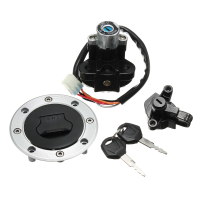 Ignition Switch Fuel Gas Cap Cover Lock Set For Suzuki Gsf600 Gsf1200