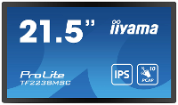 Iiyama 21,5 Bonded PCAP Touchscreen monitor Energielabel: D (A   G) 54.6 Cm (21.5 Inch) 1920 x 1080 Pixel 16:9 5 ms HDMI, DisplayPort, USB A 3.1 Gen 1 IPS LED