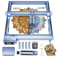 IKier K1 Pro Max 48W/24W Power Switching Graveermachine Graveur laser cutter met 4,3