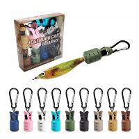ILURE 9PCS Squid Jig Protector Webfoot Octopus Egi Hook Cover Cuttlefish Umbrella Lure Cap Houten Garnaal Aas Accessoire