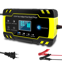 IMars 12/24V 8A/4A Touch Screen Pulse Repair LCD Batterij oplader For Car Motorcycle Lead Acid Battery Agm Gel Wet