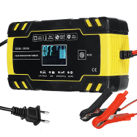 IMars 12V 24V 8A 4A Touch Screen Pulse Repair LCD Battery Charger Voor Auto Motorfiets Loodzuur Batterij Agm Gel Nat