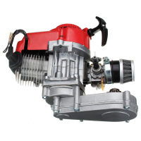 49Cc Motor 2 takt met trekstarter en transmissie voor Mini Moto Dirt Bike Rood