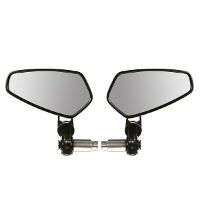 7/8Inch 22mm Handlebar End Side Rear View Mirrors Motorcycle Universal Aluminum