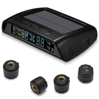 IMars Auto Solar Bandenspanningscontrolesysteem Real time tester LCD scherm TPMS 4 extern Sensors C200