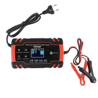 IMars® Enusic™ 12V 24V 8A Rood Touchscreen Puls Reparatie LCD Batterij Oplader Voor Auto Motorfiets Loodaccu Agm Gel Nat