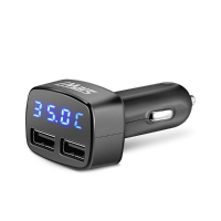 Imars™ Im C2 4 In 1 Dual Usb Car Charger Adapter 5v 3.1A Bullet Car Charger For Cell Phone Iphone