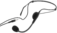 Headset Zangmicrofoon IMG Stageline HSE 86 Zendmethode:Kabelgebonden