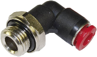 IMI NORGREN Draaibare haakse koppeling C02470428 Schroefdraad (buiten): 1/4 Buis Ø: 4 mm 1 stuk(s)