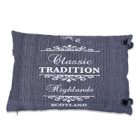 In The Mood sierkussen Tradition Stripe   antraciet   40x60 cm   Leen Bakker