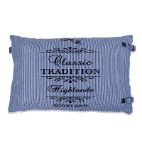 In The Mood sierkussen Tradition Stripe   faded blue   40x60 cm   Leen Bakker
