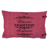 In The Mood sierkussen Tradition Stripe   rood   40x60 cm   Leen Bakker