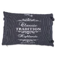 In The Mood sierkussen Tradition Stripe   zwart   40x60 cm   Leen Bakker