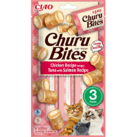 Inaba Ciao Churu Bites kip met tonijn en zalm kattensnack 36 x 10 g