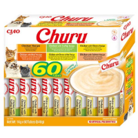 Inaba Ciao Churu kip multipack kattensnack 60 x 14 g