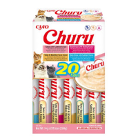 Inaba Ciao Churu multipack met zeevruchten kattensnack 60 x 14 g