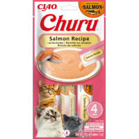 Inaba Ciao Churu zalm kattensnack 24 x 14 g