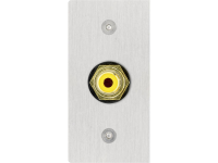 Inakustik 980085016 Cinch Audio Adapter [1x Cinch koppeling   1x Solderen] RVS