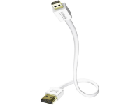 Inakustik HDMI Aansluitkabel [1x HDMI stekker   1x HDMI stekker D micro] 3 m Wit