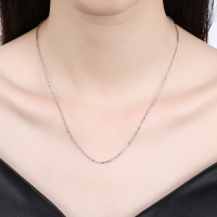 Inalis Gold Plated Platinum Rose Gold Fine Chain Clavicle Necklaces