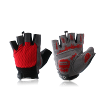 Inbike Cycling Gloves Half Finger Gloves  Male Black Red Blue
