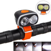 Inbike Gt20 1200lm Xm L2 Double Led Far Near Distance Bicycle Front Light Ipx6 5 Modes Usb Charge