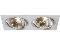 SLV 111372 Inbouwlamp G53 Aluminium (geborsteld)