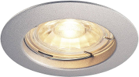 Slv 1000717 Inbouwlamp Gu10 Zilver Grijs