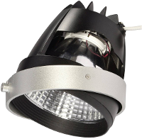 SLV 115253 Inbouwring Zilver grijs, Zwart