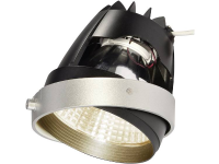 SLV 115257 Inbouwring Zilver grijs, Zwart