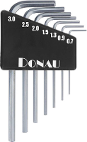 Inbussleutelset 7 delig Donau Elektronik