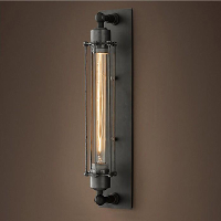Industrial Revolution Era Style Rustic Vintage Wall Lamp